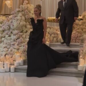 Maticevski Black Wedding Dress